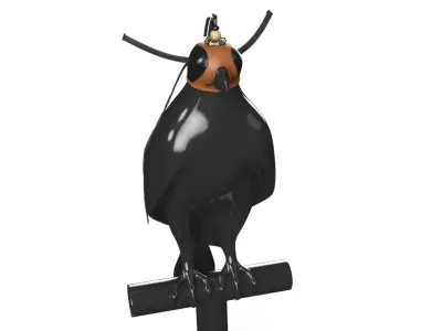  Falcon Dummy with Leather Hood 