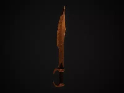 Spartan Sword Low-poly 3D model buy