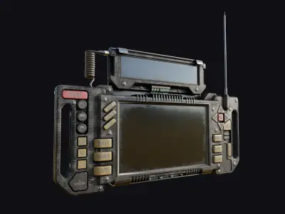 Tactical Control Low-poly 3D model