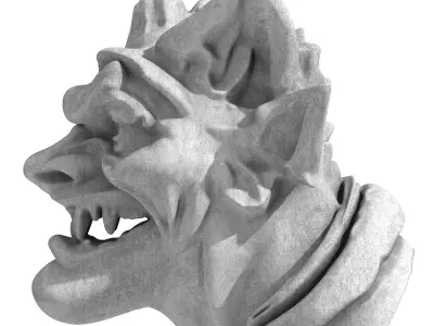 Gargoyle Head 7 3D model