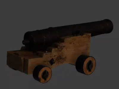 Cannon 3D model