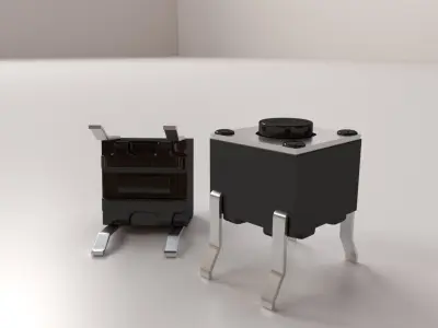Tactile Push Button 3D model by firdz3d