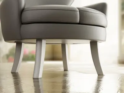 Furniture Accent Chairs Bohemian 010 Low-poly 3D model