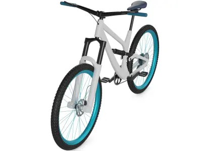 Downhill Bicycle 3D model
