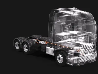 Electric Automobiles X-Ray Colletion 3D model