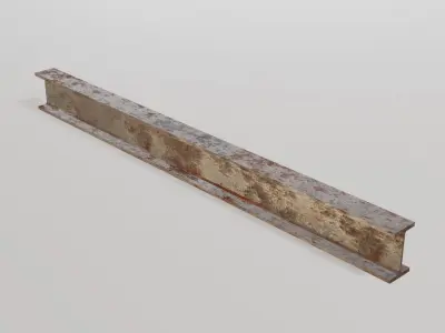 Metal Girder - Low-Poly PBR Low-poly 3D model