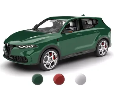 Alfa Romeo Tonale 2023 TI 3d model 3D model