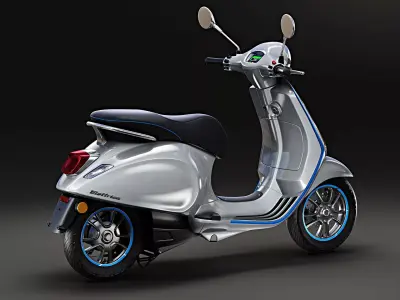2020 Vespa Elettrica 3D model