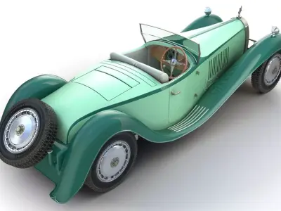 Bugatti Type 41 Royale Esders 3D Model 01 3D model