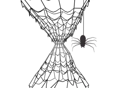 Spider Web 3D model purchase