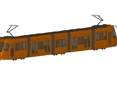 tram - 3D model