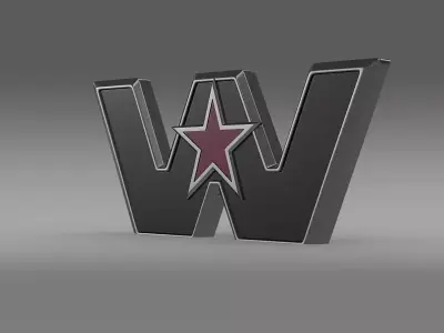 Western Star Logo 3D model