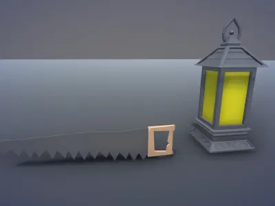Free Mining Pack - Low Poly Ores and Gems and Tools and Props Free low-poly 3D model