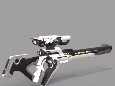 Sniper Rifle 3D model