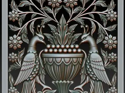 Decorative panel 3D model