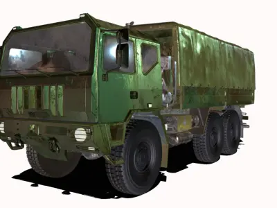 iveco 6x6 m250 Low-poly 3D model