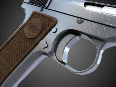 Remington Model 51 Hi-Res 3D model