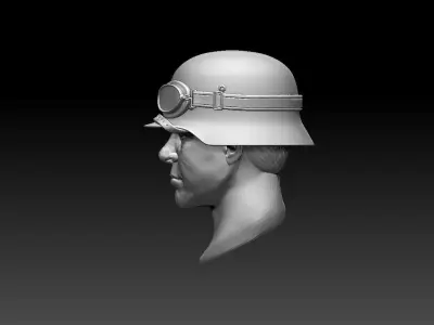 helmet luftwaffe 3D print model buy