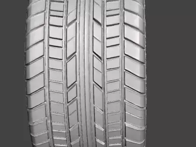 Sports WheelAnd Tire - Alu Felgen 3D print model