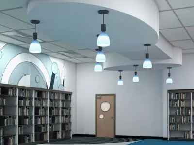  School Library no Furniture 