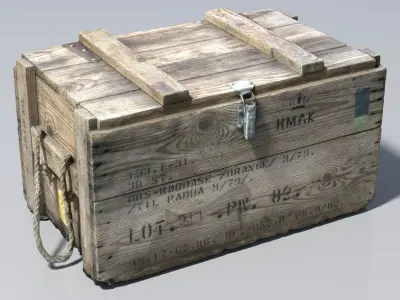 Ammunition box 3D model buy