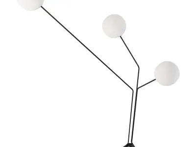 roche bobois flora floor lamp 3D model