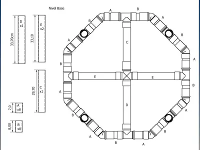 Organic Vinegar reactor Structure Free 3D model