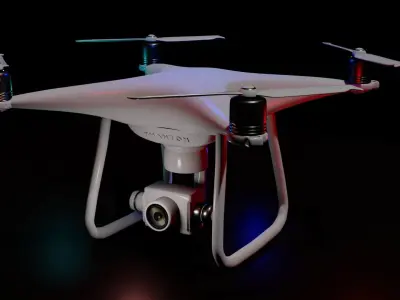DJI Phantom 4 Pro 3D model