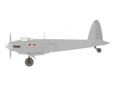 AIRCRAFT MOSQUITO Free 3D model
