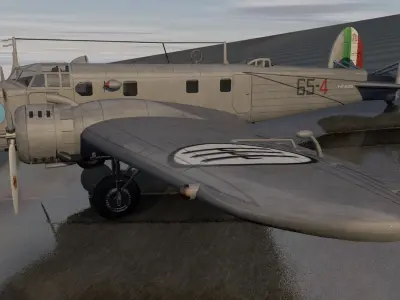 Fiat Br-20M Cicogna 3D model