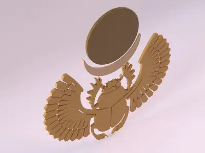 Egyptian Symbols - 020 Low-poly 3D model