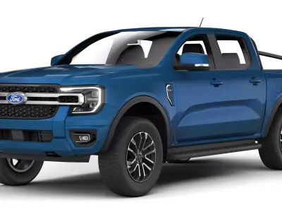 Ranger XLT 2023 3D model purchase