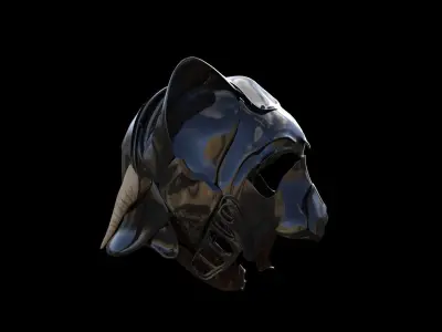 Rat Helm 3D model