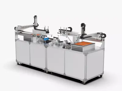 Automatic Network Port Test Line 3D model