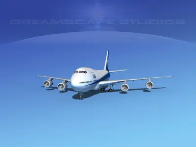 Boeing 747-100 All Nippon Airways 3D model