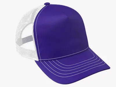 Classic Baseball Cap 3D model