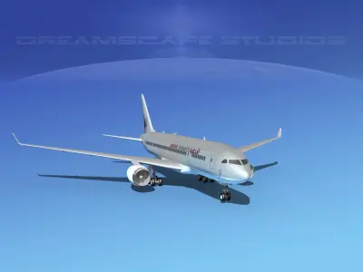 Boeing 787-8 Qatar 3D model