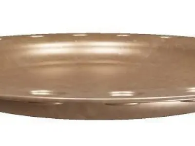 Antique Copper Plate Low-poly 3D model