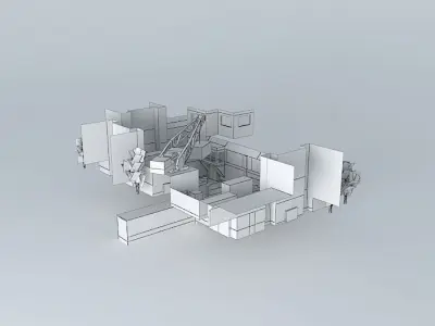 Lading machine shop Free 3D model