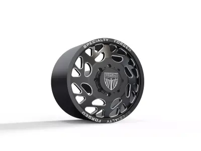 FRONT SPECIALITY FORGED D008 WHEEL 3D MODEL 3D model