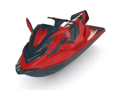 Jet Ski 3D model V3