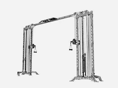 Dual Station Pulley 3D model