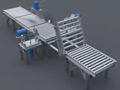 production line 3D model purchase