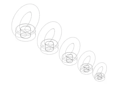 Ring Nuts DIN582 Low-poly 3D model