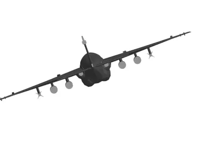 Grumman A-6 Intruder 3D model