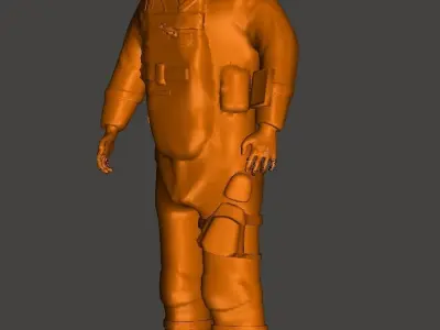 Explosive Ordnance Disposal  team figure 3D print model