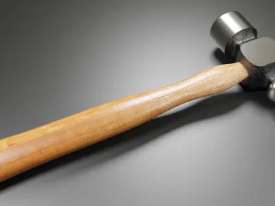 Hammer Free low-poly 3D model order