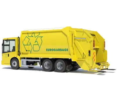 Mercedes Econic Garbage Truck 3D model
