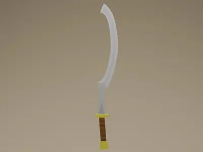 medieval-weapons viking axe Free low-poly 3D model