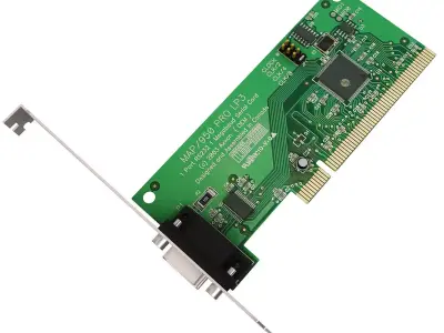 Serial Card 3D model